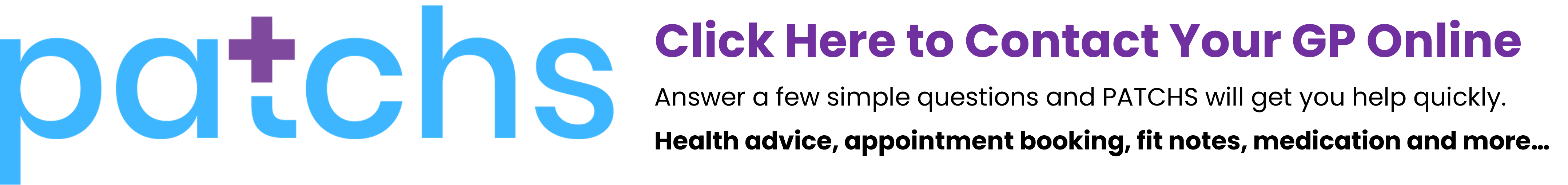 Link to online consultation, contact your doctor online Contact your doctor online